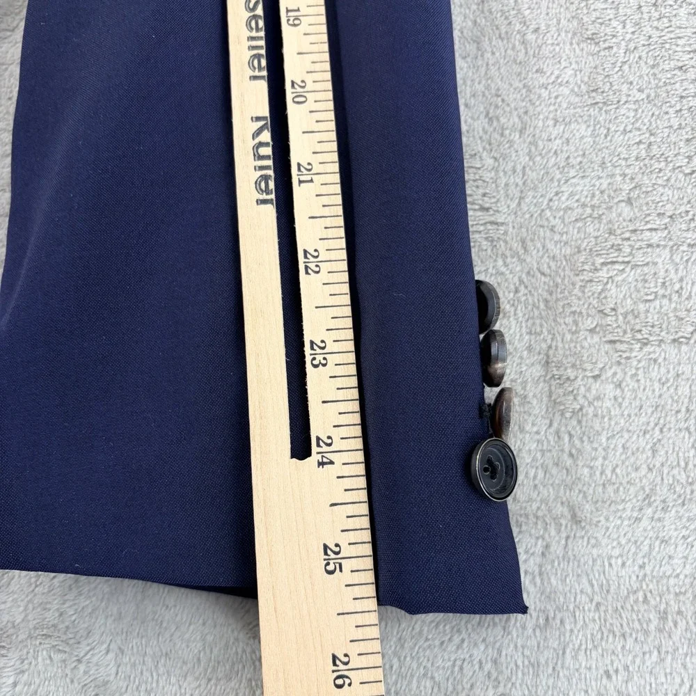 Hugo Boss Huge2/Genius1 Blazer Sport Coat in Navy Italy Reda Super 110's Men 42R